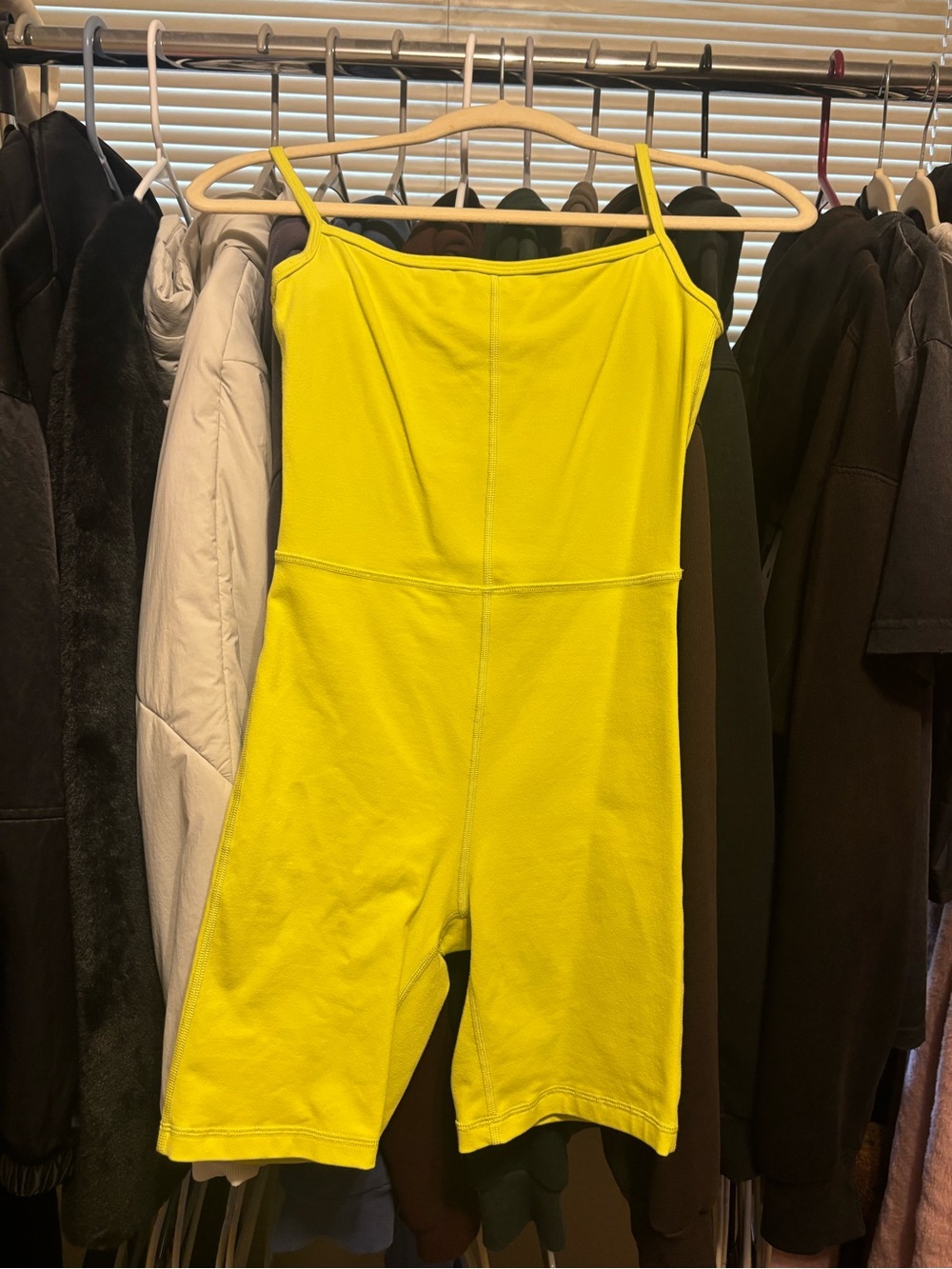 Wilfred Yellow Spaghetti-Strap Romper Jumpsuit